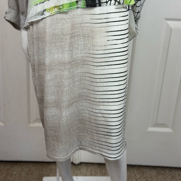 VERDA Stylish Green and Black Women's Dress Size 52. D33 - Picture 8 of 17